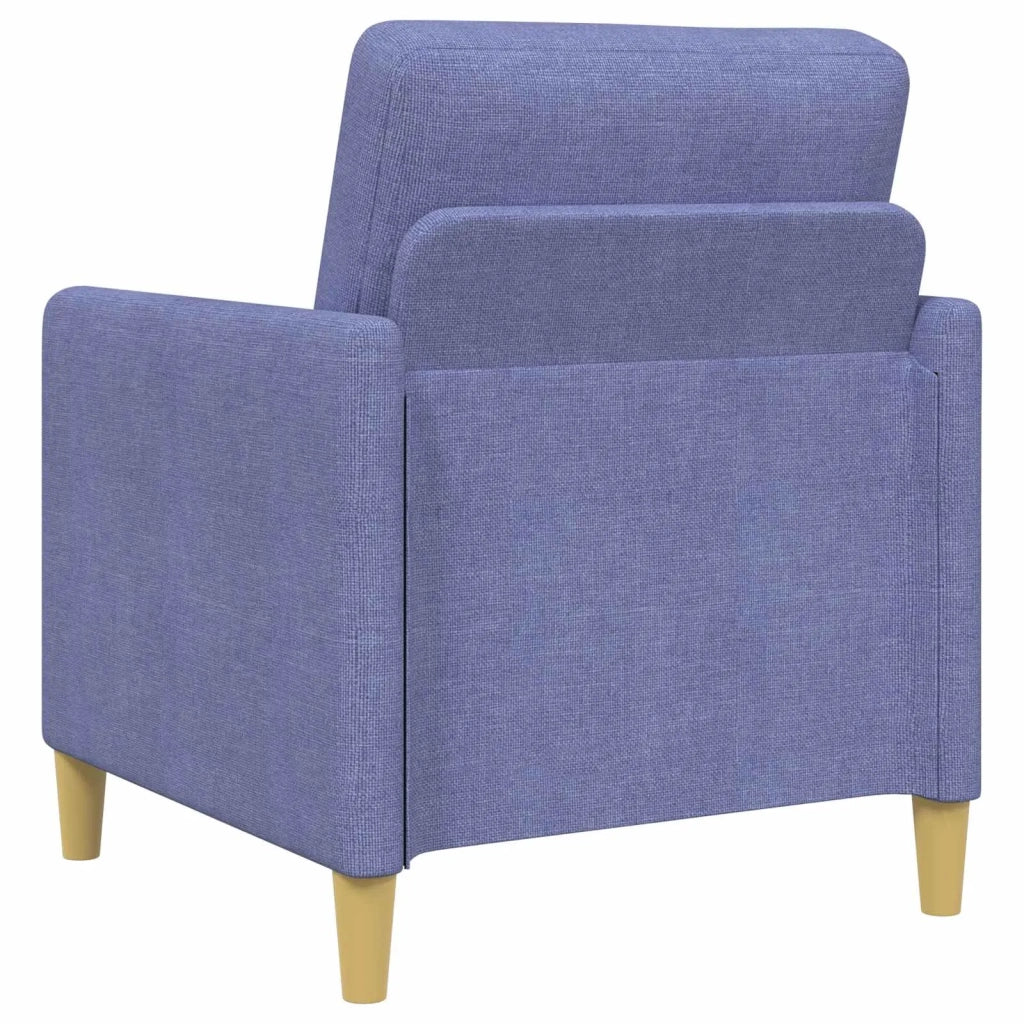Set di Divani con Storage 2 pz Blu jeans Poliestere 3429217