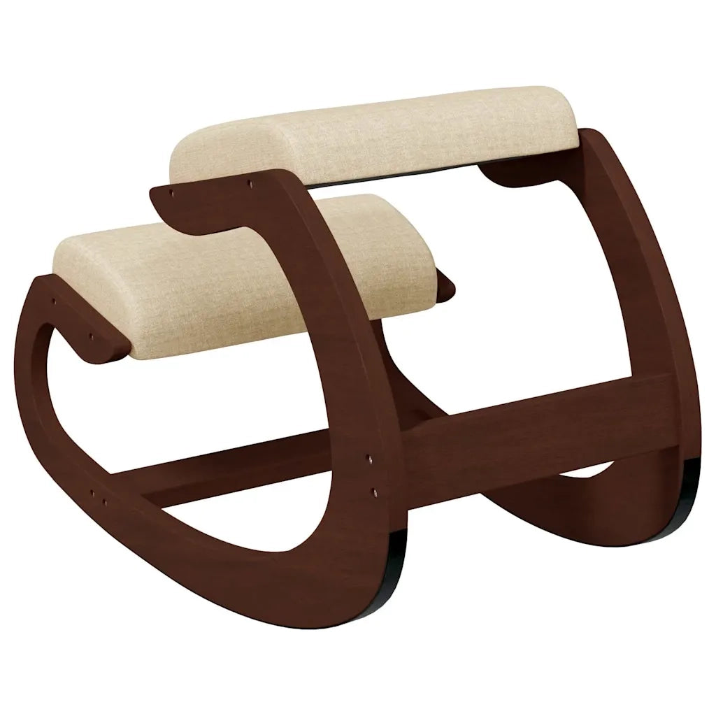 Sedia Inginocchiatoio Crema 55x84x55 cm Compensato di Betulla