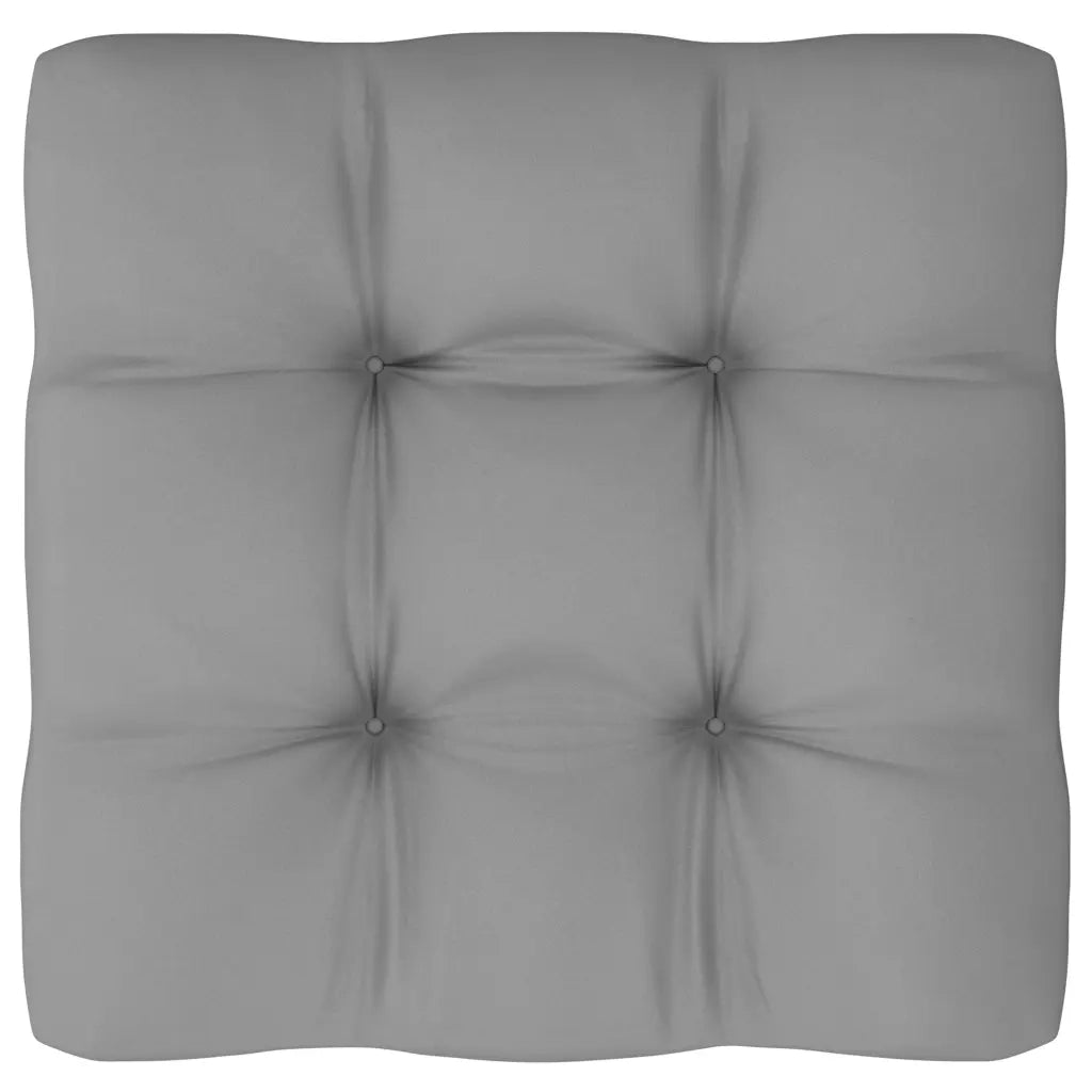 Ottomana da Giardino Pallet in Legno di Pino Impregnato Grigio 3066411