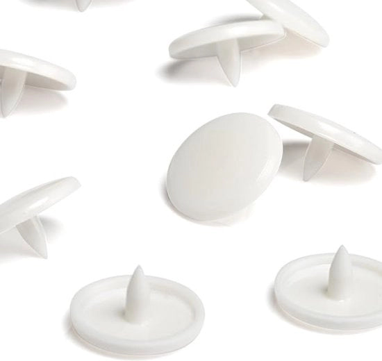Dritto T5 Drukknopen bianchi senza naaivrije 100 set di bottoni per DIY knutselen (colore 22)