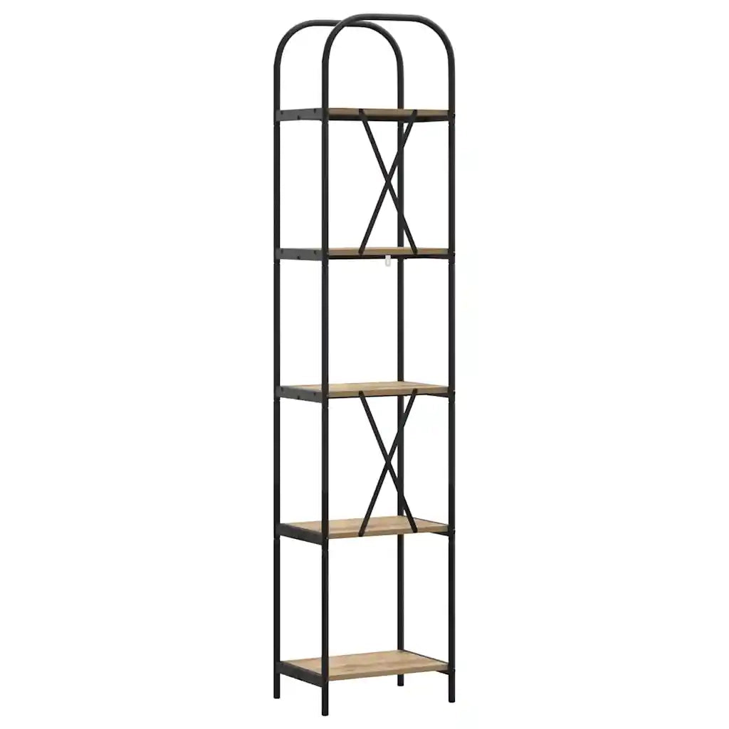 Libreria Rovere artigianale 40 x 30 x 183 cm Legno multistrato 879874