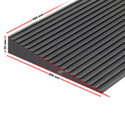 Rampa per soglie 35x200x900mm per sedie a rotelle e deambulatori In gomma con superficie antiscivolo