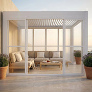 Parete laterale in policarbonato per pergola bioclimatica Tony - TONY