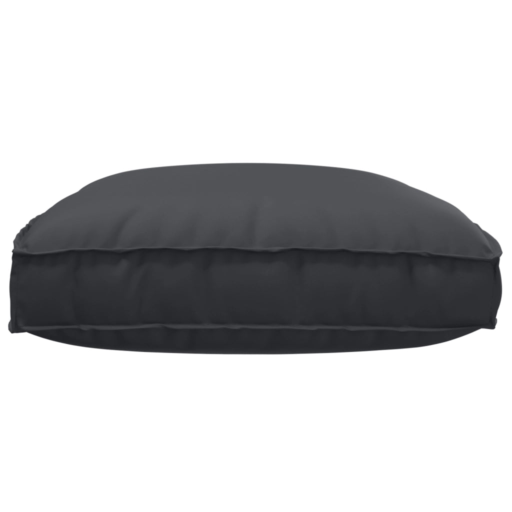 Cuscino per Pallet per seduta Nero 120x80x12 cm in tessuto Oxford