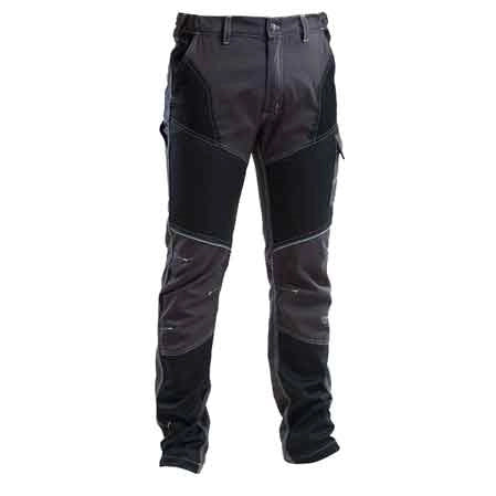 PANTALONE DA LAVORO STRETCH GRIGIO Tg. L