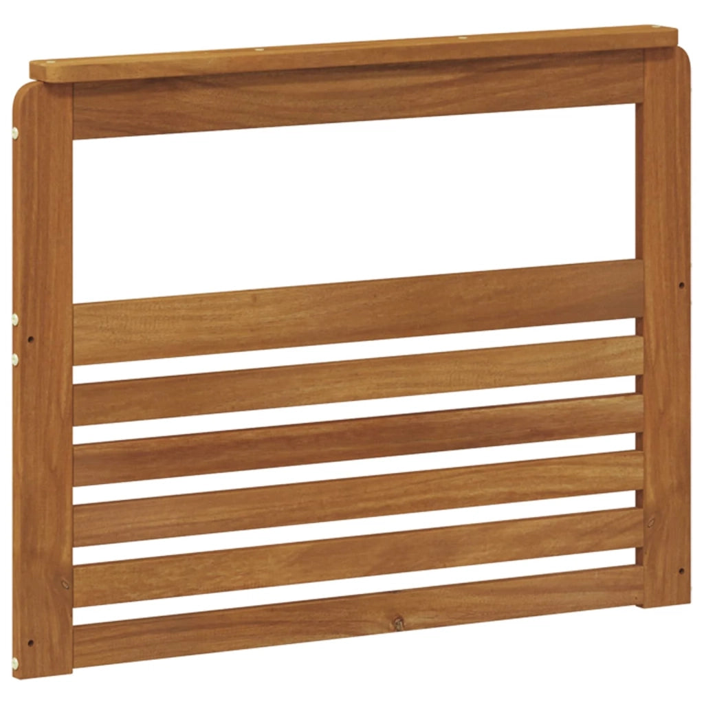 Bracciolo 2 pz Naturale 79 x 6 x 61 cm Legno di Acacia Massello 900586