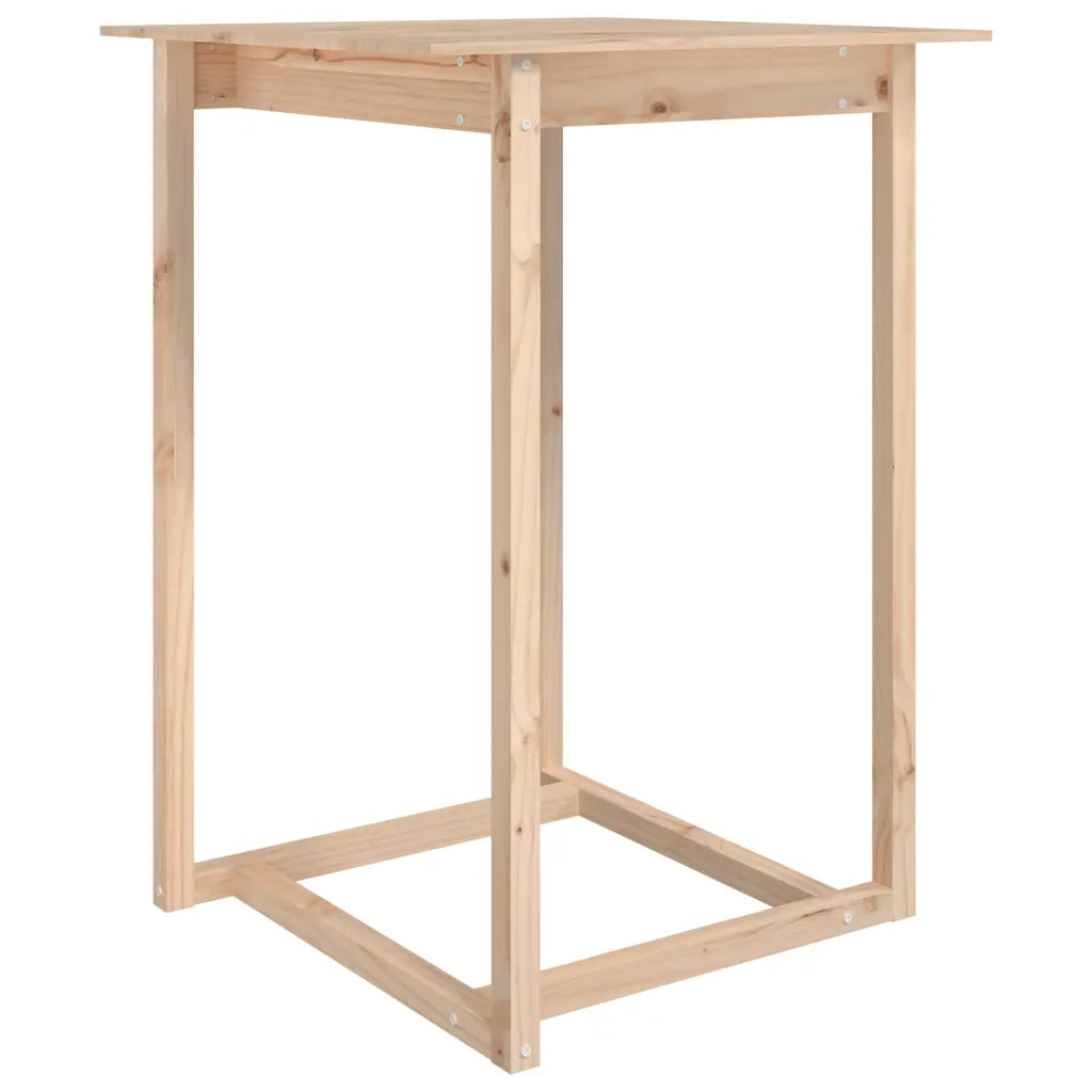 Tavolo da Bar 80x80x110 cm in Legno Massello di Pino cod mxl 20938