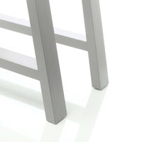 Set 2 gambe per tavolo a forma di A 70x72 cm stile industriale grigio