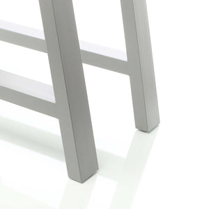 Set 2 gambe per tavolo a forma di A 70x72 cm stile industriale grigio