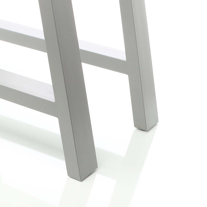 Set 2 gambe per tavolo a forma di A 70x72 cm stile industriale grigio