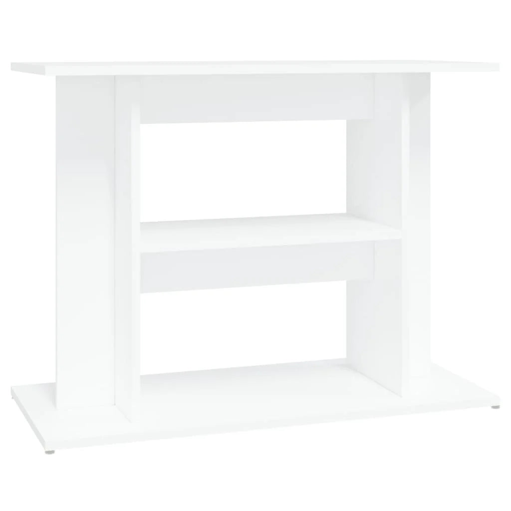 Base per mobiletto per acquario 80 x 35 x 60 cm legno ingegnerizzato bianco 02_0045067