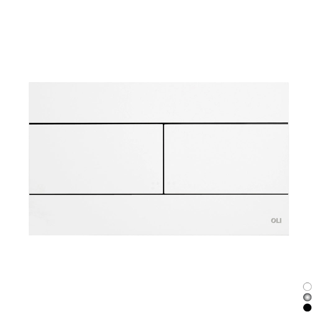 PLACCA SLIM DUAL- Bianco- OLIVE- pezzi 1