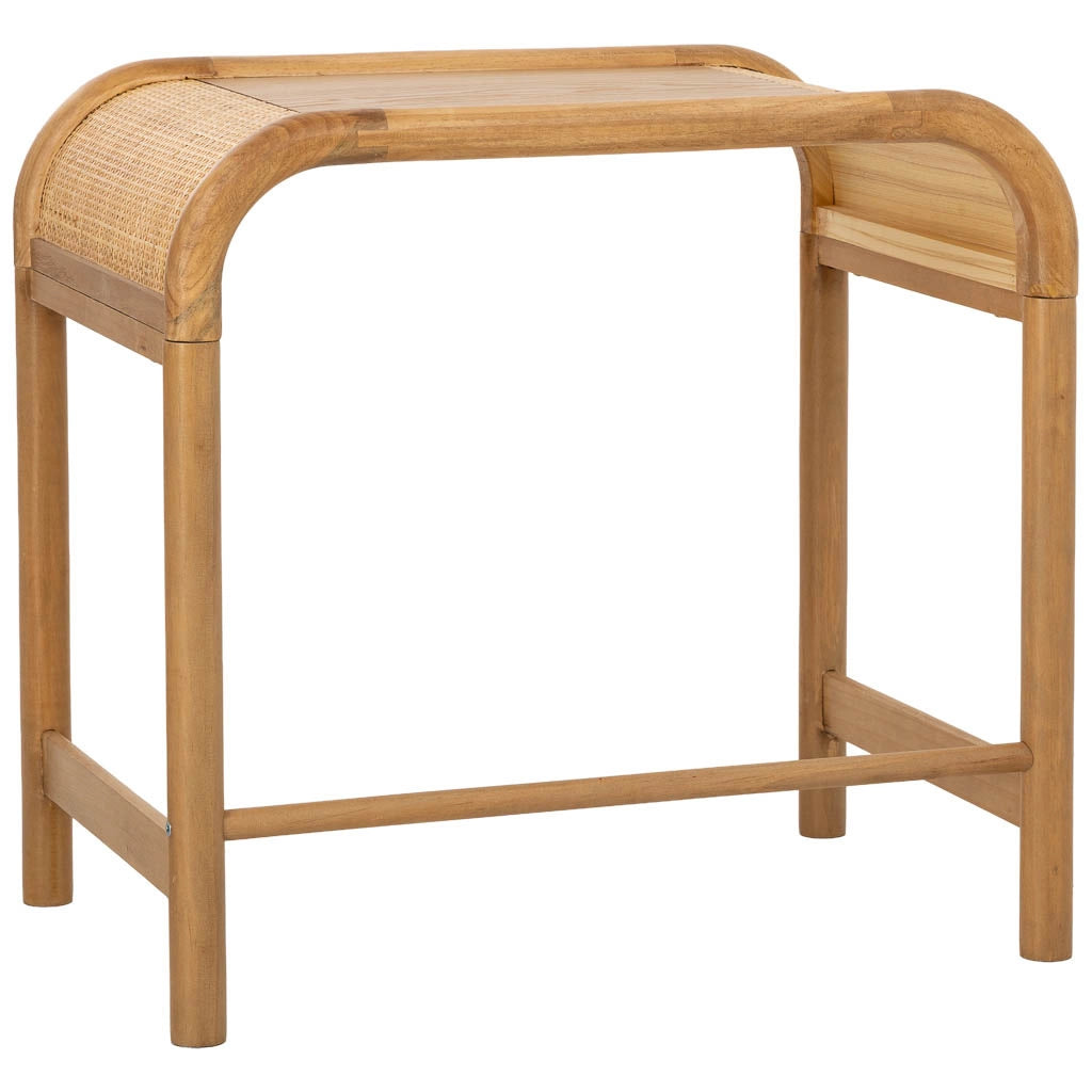 Set 3 tavolini marroni 60x40x57/ 51x36x51/42x32x42h cm