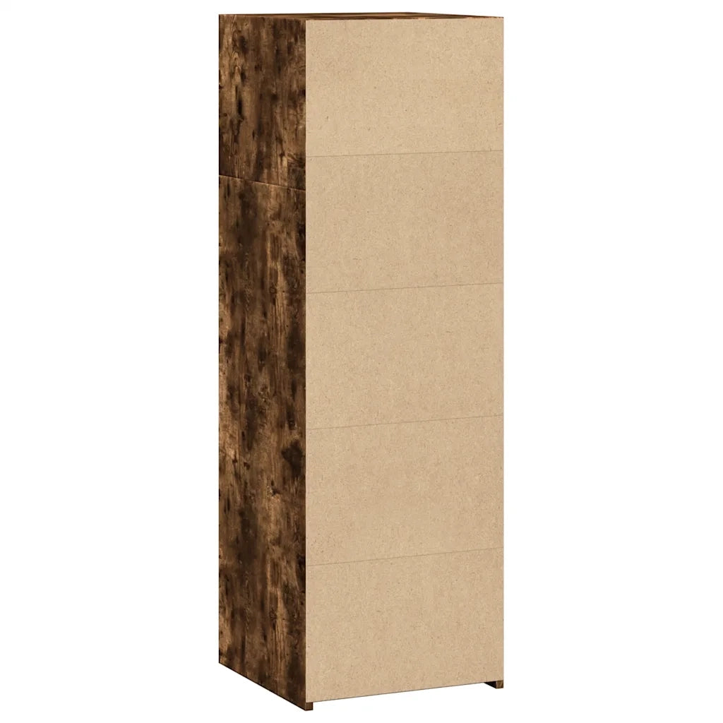 Credenza-Buffet-Armadio da cucina Rovere Fumo 40x41x124cm in Legno Multistrato