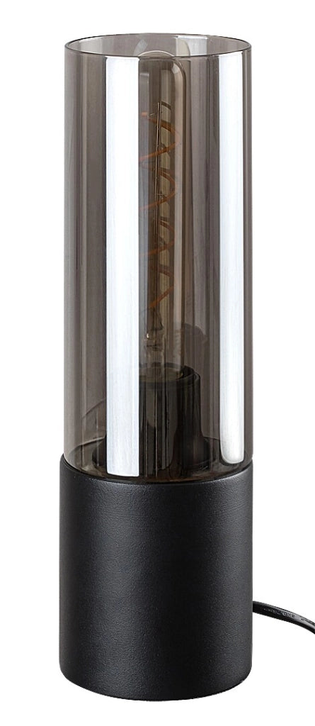 Lampada da tavolo moderna nera E27 Ronno Rabalux 74050