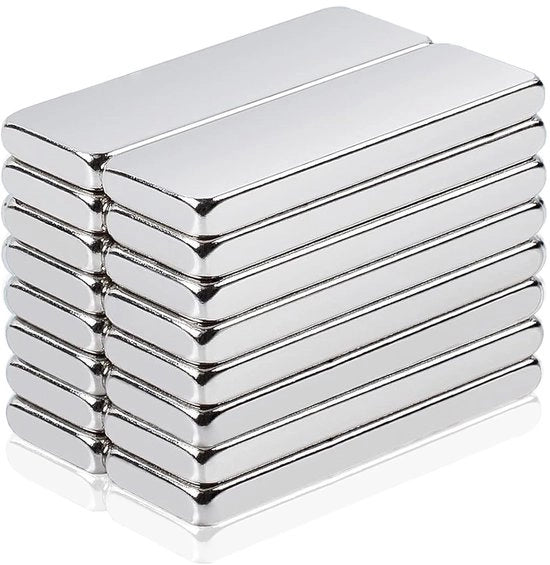 16 pezzi di magneti forti piccoli, 40x10x5mm magneti neodymium magneti magneti extra forti per lavagne magnetiche, piastre magnetiche per tavole di vetro, lavagna per cucina, ufficio