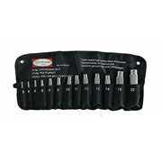 SET 13pz PUNZONI FUSTELLE METRICHE PER CUOIO PELLE CINTE 3-22mm PRO+ STAHLKAISER 02533
