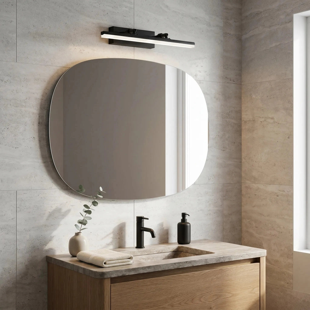 Applique Da Bagno Led APP1878-1W 40cm Black