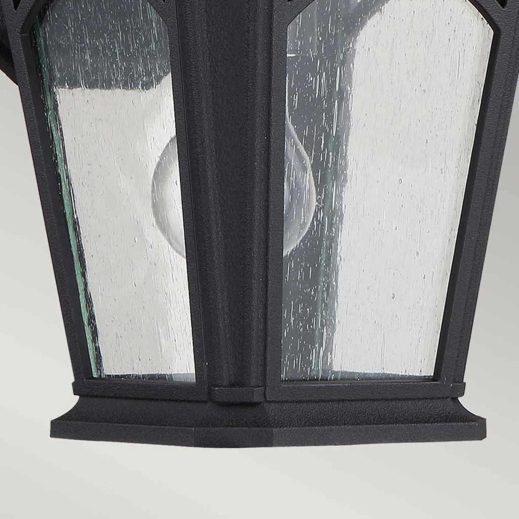Applique da esterno nera E27 60W IP44 Bedford Quoizel