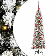 Albero di Natale | Decorazioni natalizie artificiale con 150 LED Bianco 120 cm