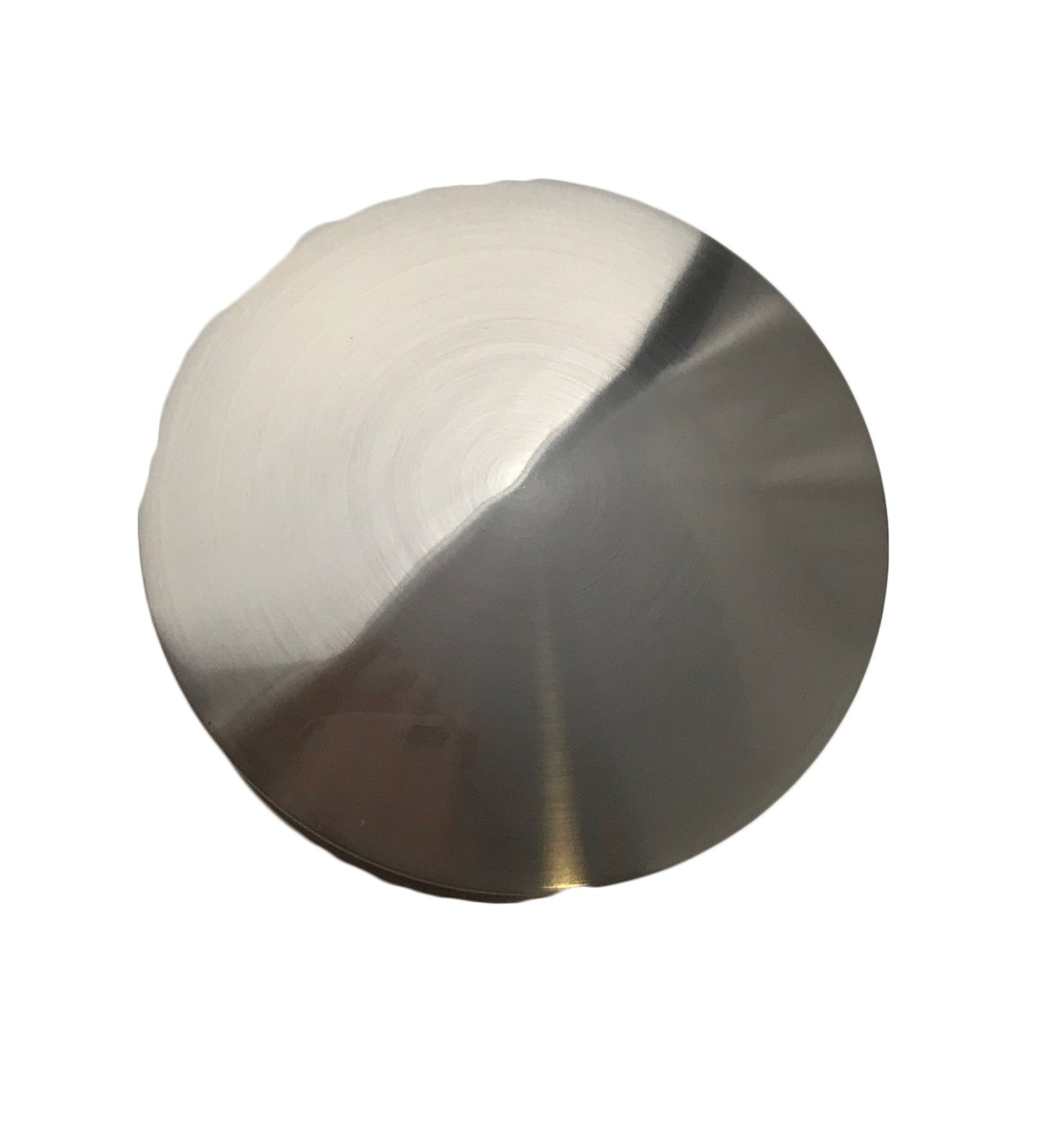 Piletta clip clap effetto acciaio inox satinato senza troppo pieno