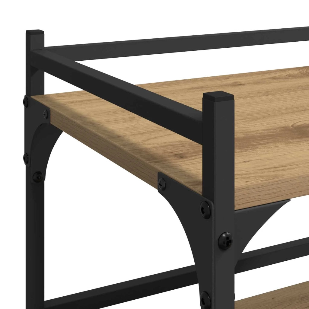 Carrello da Cucina Rovere artigianale 50 x 35 x 75.5 cm