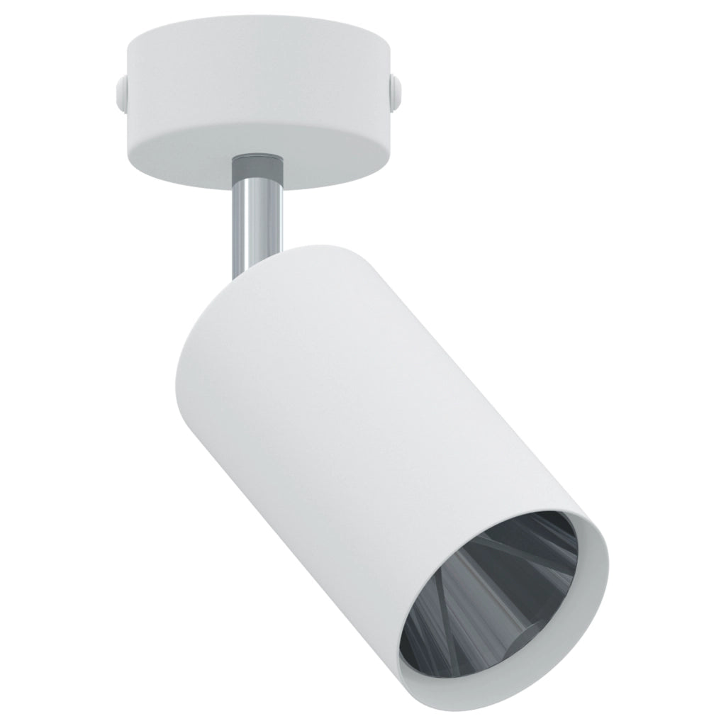 Faretto da soffitto 1 via regolabile bianco GU10