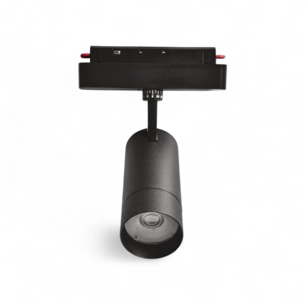 Faretto LED per Binario Magnetico 48V 10W 955lm CRI>90 Orientabile CCT Switch Luce Calda, Fredda, Naturale