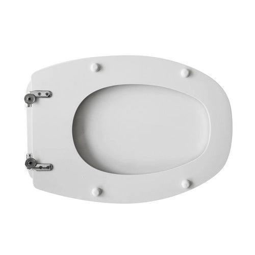 SEDILE WC PER HATRIA-SPEA VASO GRAN SASSO FORMA 6- Bianco - Cerniere A passanti- CW- pezzi 1