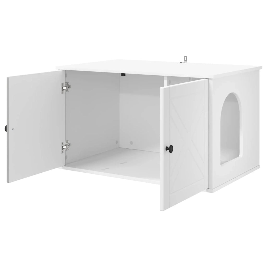 Casa per Gatti Bianco 85 x 55 x 50,5 cm Legno multistrato 8000725