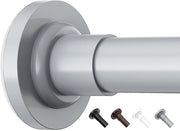 Maniglione per tende senza perforazione - Asta telescopica regolabile - 48-154,9 cm