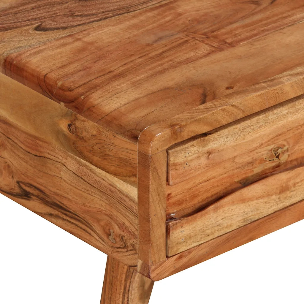 Tavolino da CaffÃ¨ Massello con Cassetto Intagliato 100x50x40 cm cod mxl 9404
