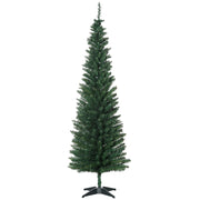 Albero di Natale artificiale, abete artificiale, con stella di Natale e supporto inclusi, 1.8 m, verde