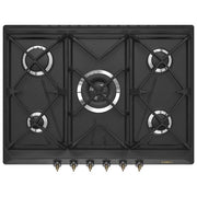 Smeg Coloniale Piano di cottura SRV876AOGH Antracite