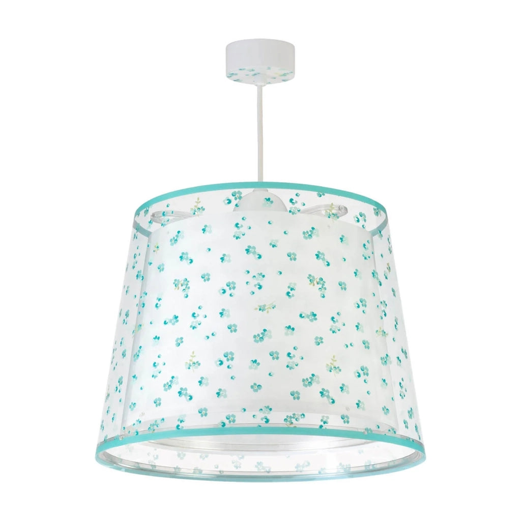 LÚZETE - LAMPADA A SOSPENSIONE PER BAMBINI DREAM FLOWERS E27 VERDE