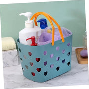 Set di 2 Cesti di Stoccaggio per Bagno Cesto di Stoccaggio per Frutta Cesto di Stoccaggio per Alberghi Cesto di Stoccaggio Rosa con Scaffale Umido Angolo 3Pcs*2