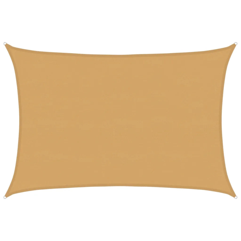 Vela Parasole 160 g/m² Rettangolare Sabbia 5x6 m in HDPE 4002048