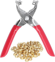 Kit di fori metallici per cinturoni di pelle 4mm 0.16in Tule Oogje Perforator Tang Set