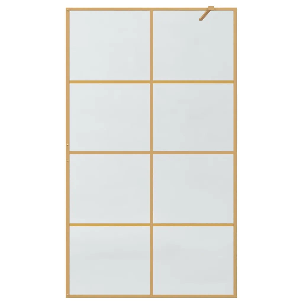 Parete Doccia Walk-in Oro 115 x 195 cm vetro temperato