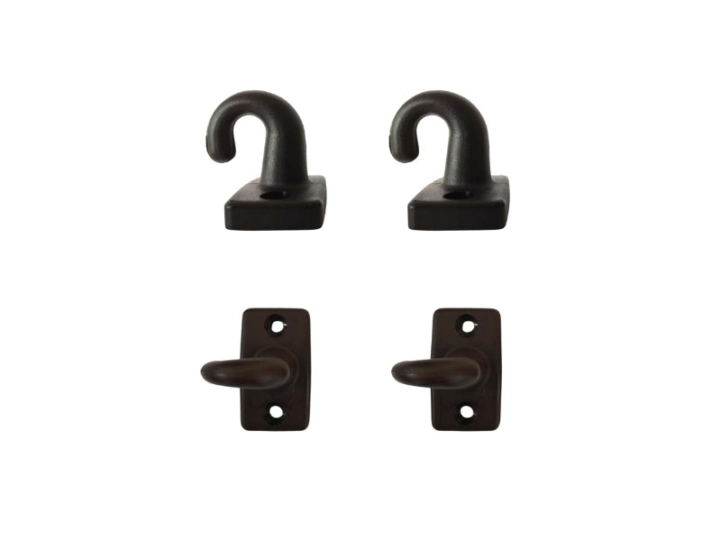 Ganci a Pavimento per Tende da Sole Esterne a Caduta Ricambio Vari Colori Coppia