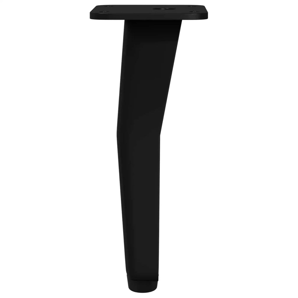 Piedi in piedi 12 pcs Nero 40 x 40 x 100 mm Ferro 864795