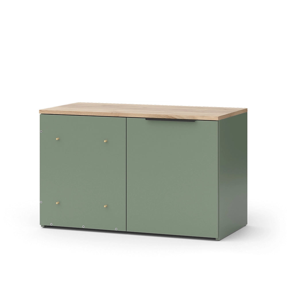 Vicco Credenza Verde 80 x 50 cm con porta