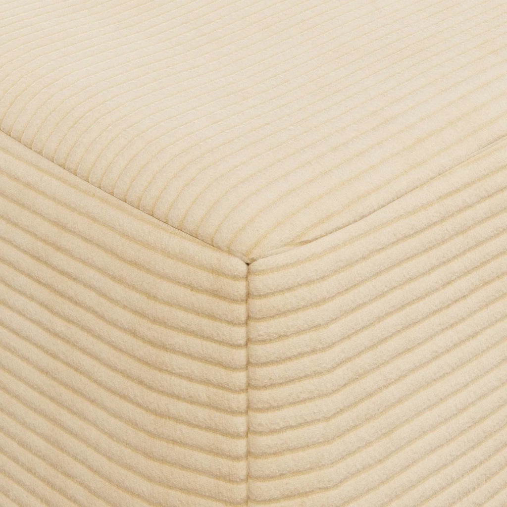 Divano Letto Pieghevole Crema 60 x 70 x 41 cm Tessuto 900065