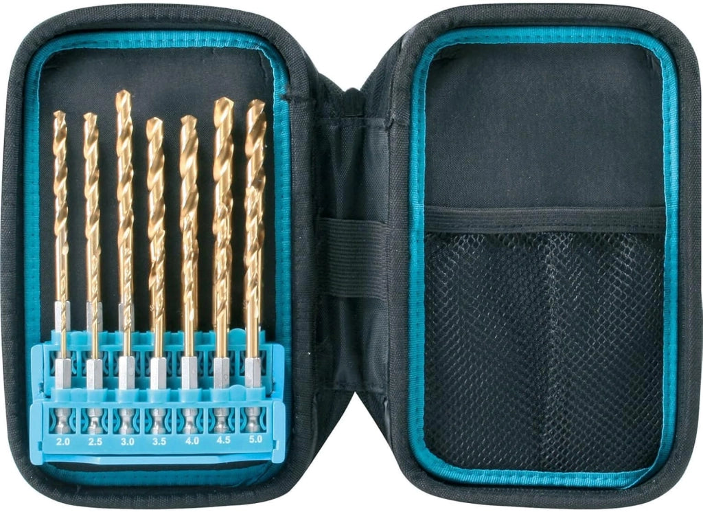 P-90059 - Custodia per punte da trapano HSS, 14 pezzi, colore: Nero