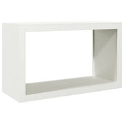 Portalegna 100 x 40 x 60 cm acciaio bianco 02_0043692