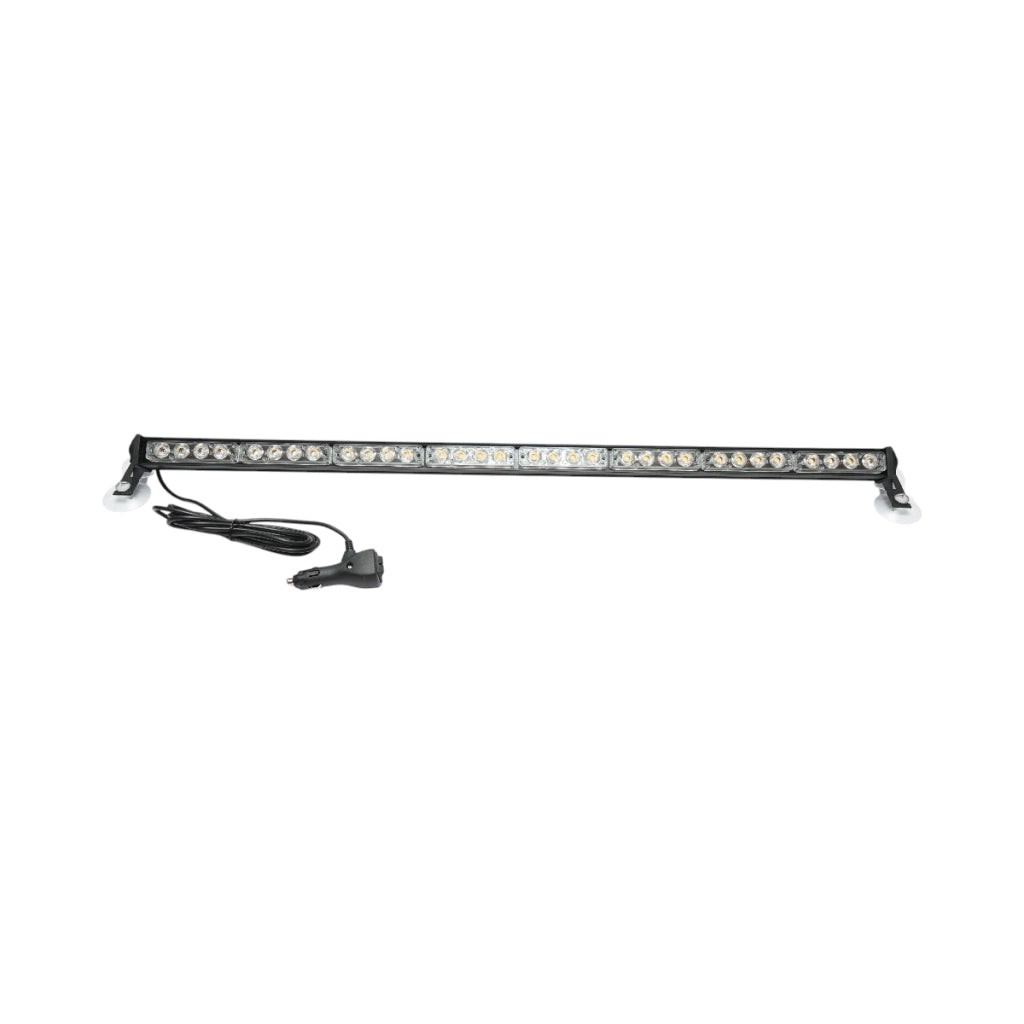 Barra LED stroboscopica 12V, 32W, 5 colori, alloggiamento in alluminio 860x80x30mm