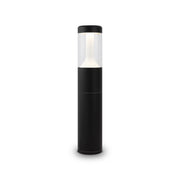 Lampione Per Esterno Moderno Alluminio Nero Luce 8W Ip54