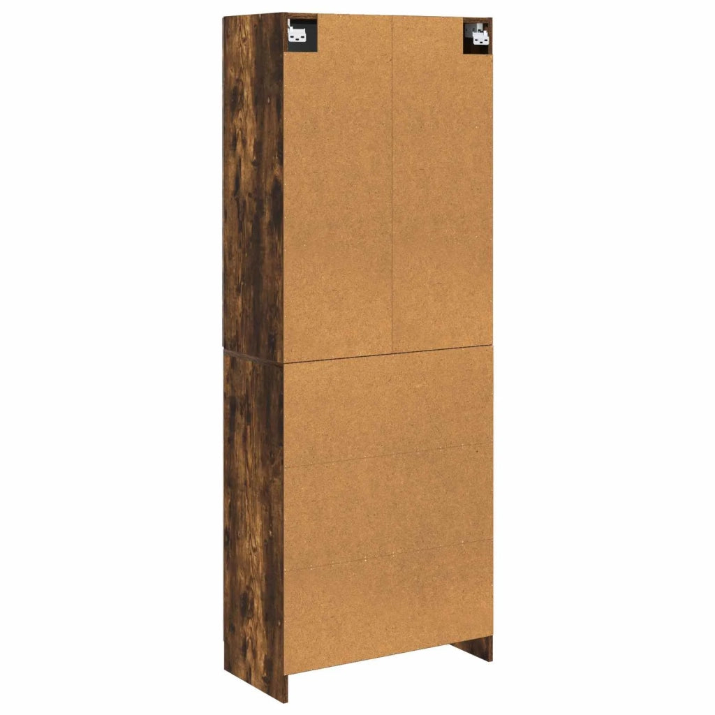 Set di armadi 2 pcs Rovere Fumo Legno ingegnerizzato 3416948