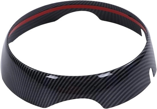 Pannello di Navigazione Trim 6.5" Schermo GPS Copertura Accessori Interni Fibra di Carbonio Upgrade di Stile Facelift di Sostituzione per Hatchback MINI Cooper F55 F56 F57 2014-2023