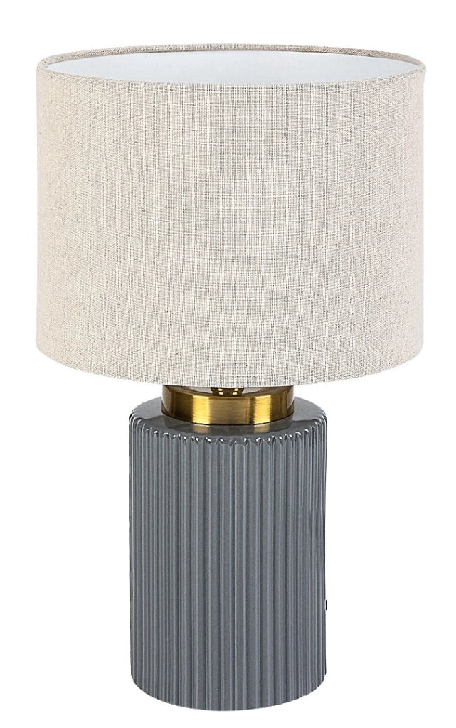 Lampada da tavolo Glovy 1xE14 grigio ceramica Rabalux